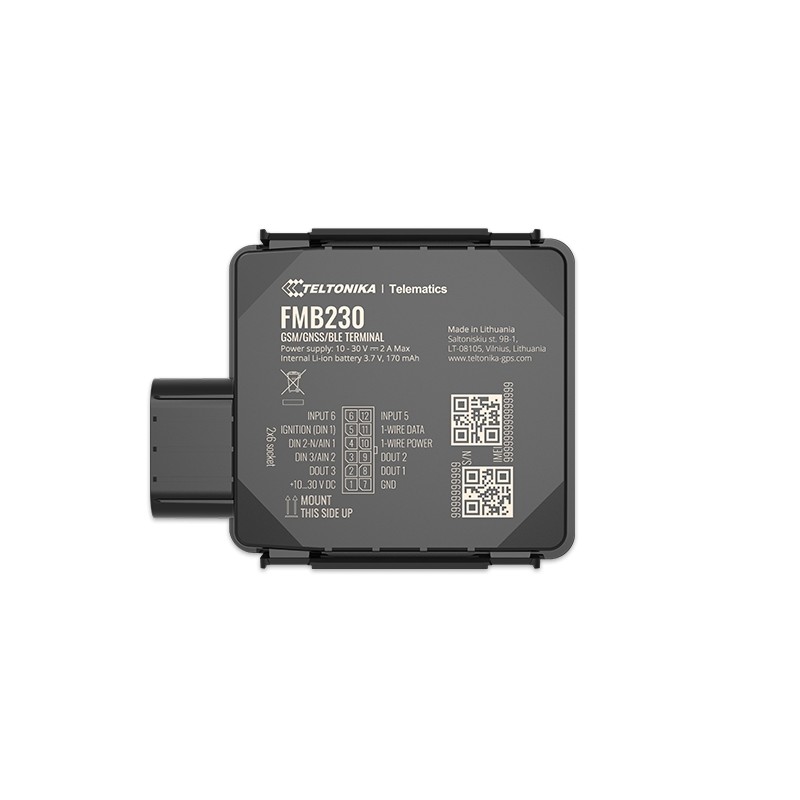 Teltonika · Tracker GPS · FMB230 · Fahrzeug · 2G Bluetooth Advanced GPS Tracker - 208985 - 2