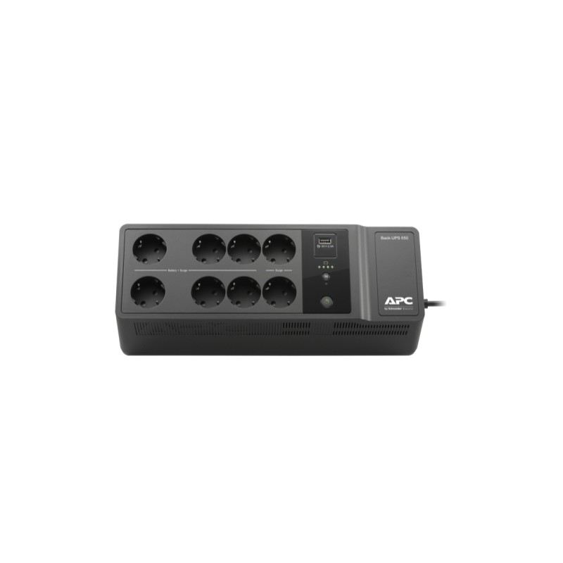 APC UPS Back, 650VA, 2.6min, USB charging port - 188819 - 2