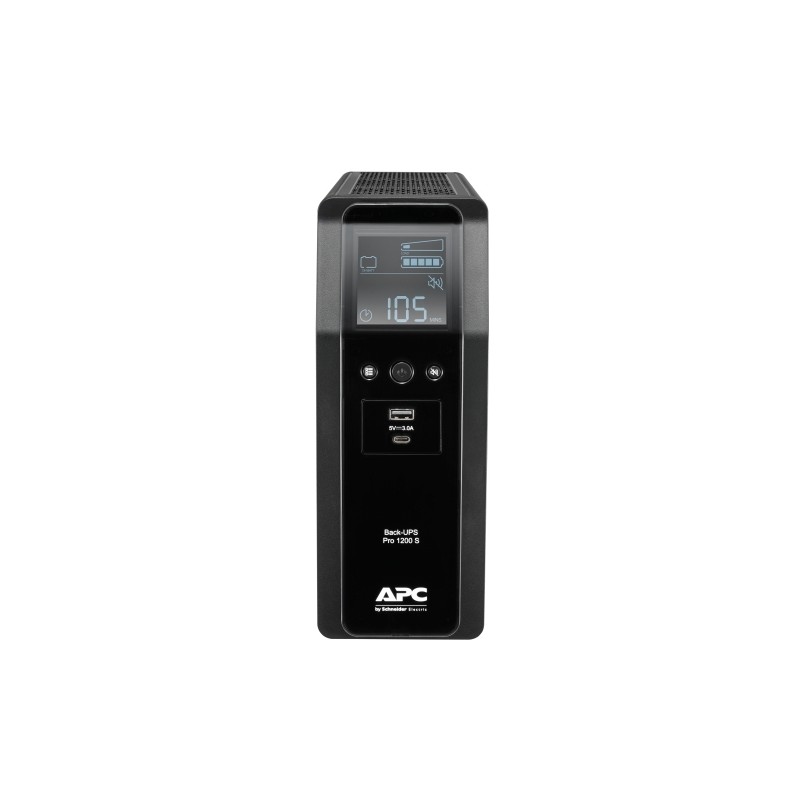 APC USV Back Pro, BR1200VA, Sinewave, 4min., AVR LCD interface - 190219 - 2