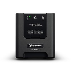 CyberPower USV, PR Tower-Serie, 750VA/675W, Line-Interactive, reiner Sinus, LCD, USB/RS232, - 192453 - 1