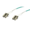LWL-2-Faser-Patchk. 10mtr.LC-LC, 50/125um, OM3, Uniboot, AD3mm, Synergy 21 - 118531 - 2