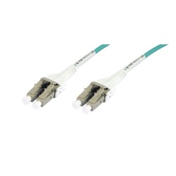 LWL-2-Faser-Patchk. 15mtr.LC-LC, 50/125um, OM3, Uniboot, AD3mm, Synergy 21 - 118532 - 1