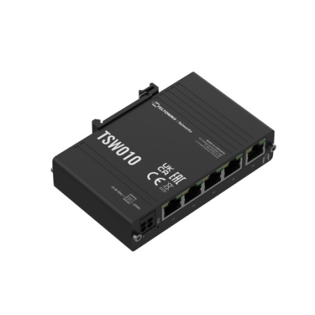 Teltonika · Switch · TSW010 · 5 Port 10/100 Industrial unmanaged Switch - 213388 - 1