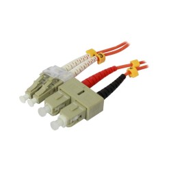 LWL-2-Faser-Patchk. 3mtr.LC-SC, 50/125um, OM2, AD2mm, Synergy 21 - 147575 - 1