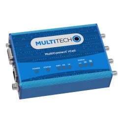 MultiTech · MultiConnect® rCell 100 Series · LTE Cat 4 Router mit Fallback und Wi-Fi/BT/GPS mit EU/UK Accessory Kit (Europa) · M