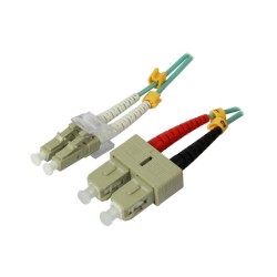 LWL-2-Faser-Patchk. 15mtr.LC-SC, 50/125um, OM3, AD2mm, Synergy 21, - 147623 - 1