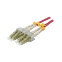 LWL-2-Faser-Patchk. 5mtr.LC-LC, 50/125um, OM4, AD2mm, Synergy 21 - 147635 - 1