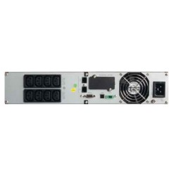 Effekta MTD RT Lineinter. USV,2000VA, 74min bei cos phi 0,7 , MTD2000RTXL, USB+RS232, Schwarz, Tower/19", - 207115 - 1