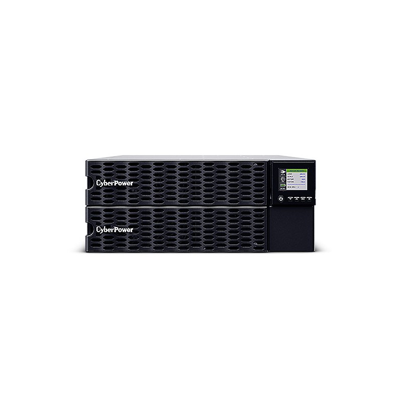 CyberPower USV, OL Tower/19"-Serie, 8000VA/8000W, 4HE, On-Line, LCD, USB/RS232, ext. Runtime, Inkl. RMCARD205, - 214176 - 2