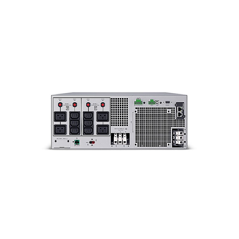 CyberPower USV, OL Tower/19"-Serie, 8000VA/8000W, 4HE, On-Line, LCD, USB/RS232, ext. Runtime, Inkl. RMCARD205, - 214176 - 3