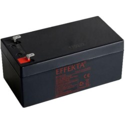 Effekta zbh. Akku, 12V-3,2AH, BT12-3,2, F1 / 6,35 x 4,75 mm, - 208092 - 1