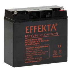 Effekta zbh. Akku, 12V-20AH, BT 12-20i, Insert Terminals, - 208100 - 1