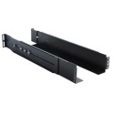 Effekta zbh.Gleitschienen für 19" Schrank, 498-800mm veränderbar, bis zu 45Kg, 2HE - 209062 - 1