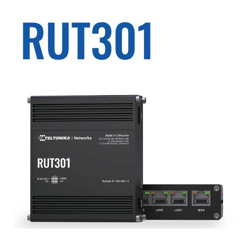 Teltonika · Router · RUT301 · Ethernet-Wireless - 231321 - 1