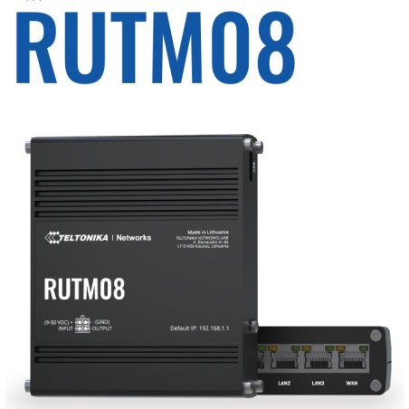 Teltonika · Router · RUTM08 · Ethernet Router - 231371 - 1