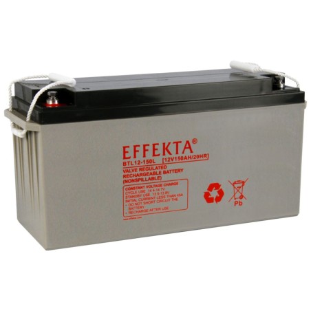 Effekta zbh. Akku 12V/150Ah, 10-Jahre Lebenserwartung - 211077 - 1