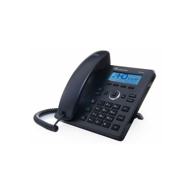 AudioCodes SfB IP-Phone 420HD, PoE & PSU, Black *B-WARE* - 126052 - 1