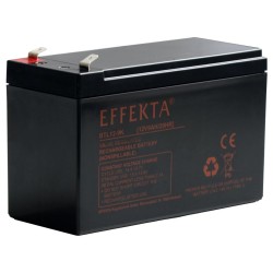 Effekta zbh. Akku 12V/9Ah, 10-Jahre Lebenserwartung, Steckanschluss 6,35mm - 217235 - 1