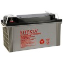 Effekta e.g. battery 12V/120Ah, 10-year life expectancy, M8 screw connection, contact surface Ø 20mm - 217236 - 1