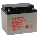 Effekta e.g. battery 12V/ 45Ah, 10-year batteries, M6 screw connection, contact surface Ø 16 mm - 217240 - 1