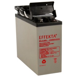 Effekta zbh. Akku 12V/ 55Ah, 10-Jahresbatterien, M6 Schraubanschluss, Kontaktfläche Ø 16mm - 217241 - 1