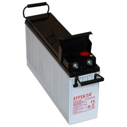 Effekta e.g. battery 12V/105Ah, 10-year batteries, M6 screw connection - 217245 - 1