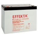 Effekta e.g. battery 12V/ 60Ah, 10-year batteries, F11/M6 screw connection - 217246 - 1