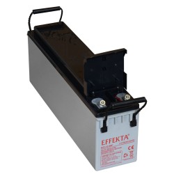 Effekta e.g. battery 12V/ 90Ah, 10-year batteries, M6 screw connection - 217247 - 1