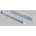 Effekta zbh.Gleitschienen für 19" Schrank, 480-728mm veränderbar, bis zu 45Kg, 1HE - 244015 - 1