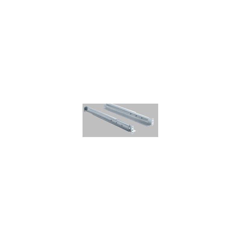 Effekta slide rails for 19" cabinet, 480-728mm adjustable, up to 45Kg, 1U - 244015 - 1