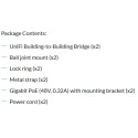 Ubiquiti Unifi UBB-GX P2P Kit radio link 60 GHz - 215855 - 3