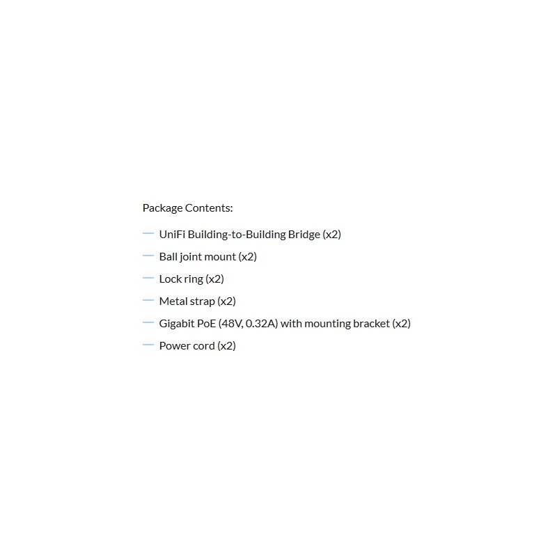 Ubiquiti Unifi UBB-GX P2P Kit radio link 60 GHz - 215855 - 3