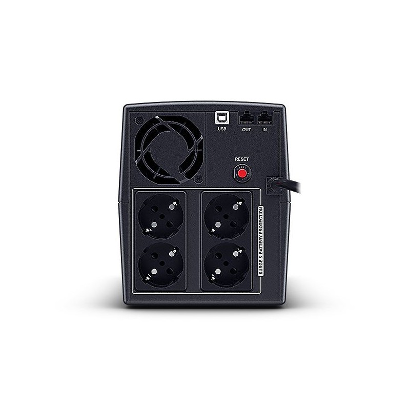 CyberPower UPS, UT series, 2200VA/1320W, line-interactive, USB, output: 4x protective contact sockets, USB A+C charger - 215201 