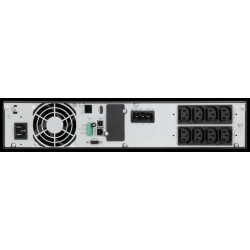 Effekta Online-USV, 700VA, 42min bei cos phi 0,7 ,LCD-Display, ADIRA RT XL, Tower/19", 4HE, - 219038 - 1