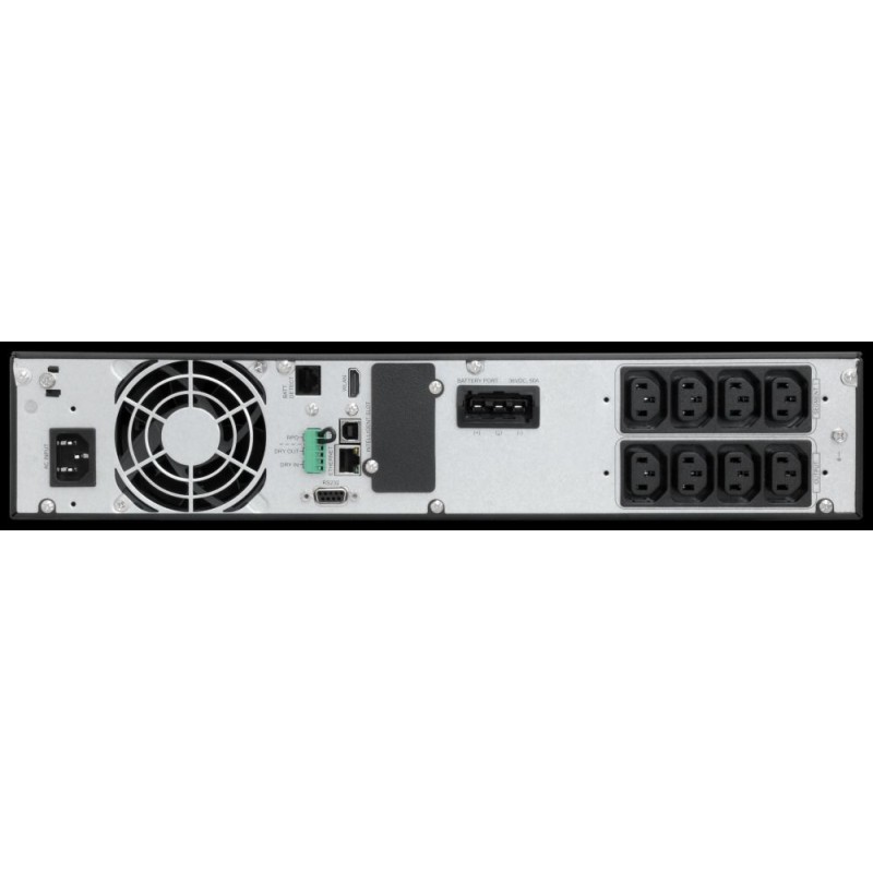 Effekta Online-USV, 1000VA, 41min bei cos phi 0,7 ,LCD-Display, ADIRA RT XL, Tower/19", 4HE, - 219043 - 1