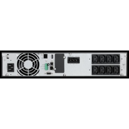 Effekta Online-USV, 1000VA, 41min bei cos phi 0,7 ,LCD-Display, ADIRA RT XL, Tower/19", 4HE, - 219043 - 1