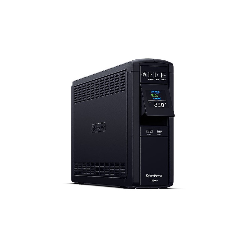 CyberPower USV, PFC-Serie, 1350VA/810W, Line-Interactive, reiner Sinus, USB/RS232, - 223897 - 1