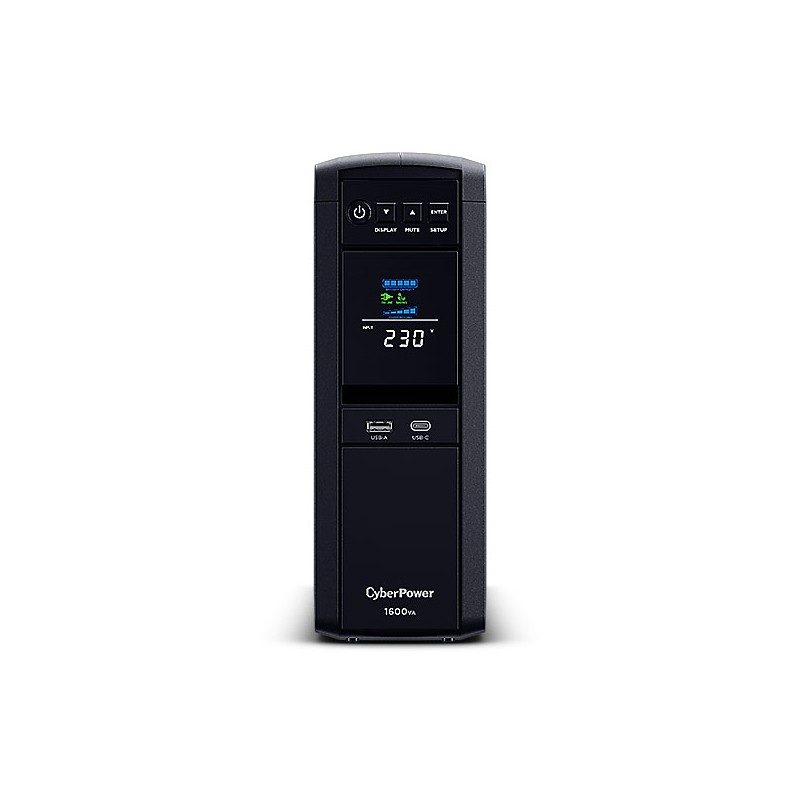 CyberPower USV, PFC-Serie, 1600VA/900W, Line-Interactive, reiner Sinus, USB/RS232, - 223898 - 2
