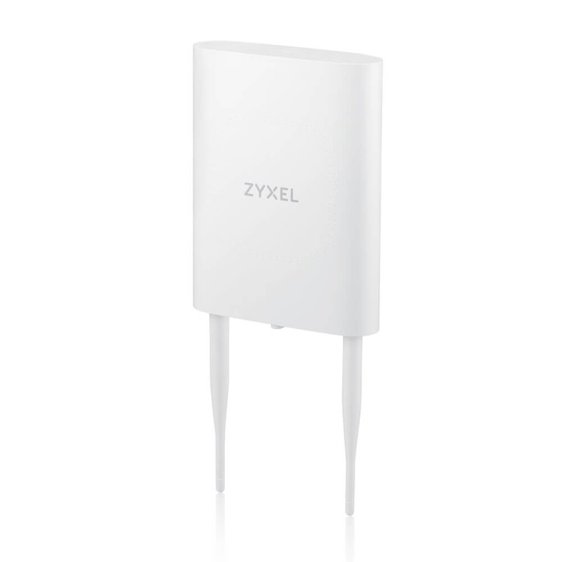 Zyxel Wireless AP WIFI6 &bull AX1800 &bull 2x2 &bull Outdoor &bull 1x 1 GbE PoE at &bull NWA55AXE &bull IP55 &bull NebulaFlex - 