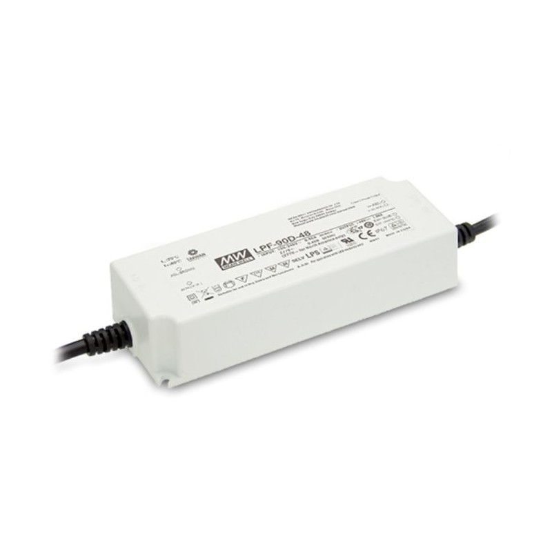 Mean Well power supply - 24V 90W IP67 dim - 154486 - 1