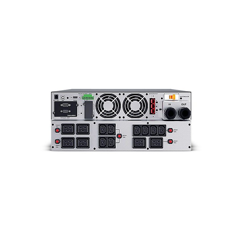CyberPower USV, OLS Tower/19"-Serie, 5000VA/4800W, 4HE, On-Line, LCD, USB/RS232, - 228539 - 3