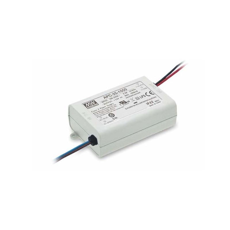 Mean Well Power Supply - CC Driver 700mA ~35W - 157536 - 1