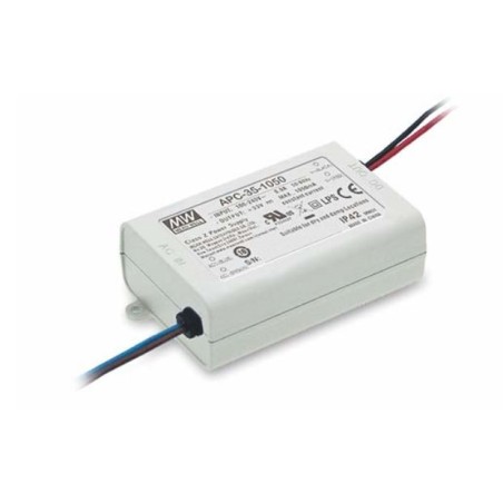 Mean Well Power Supply - CC Driver 700mA ~35W - 157536 - 1