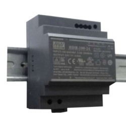 Mean Well power supply - 12V 100W DIN rail - 166201 - 1