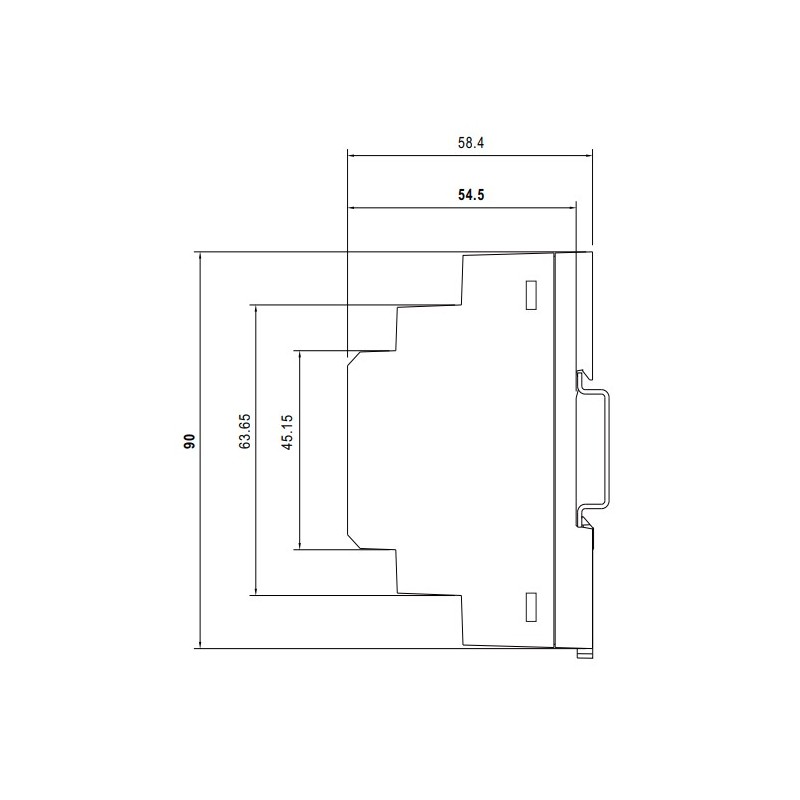 Mean Well power supply - 24V 30W DIN rail - 166227 - 2