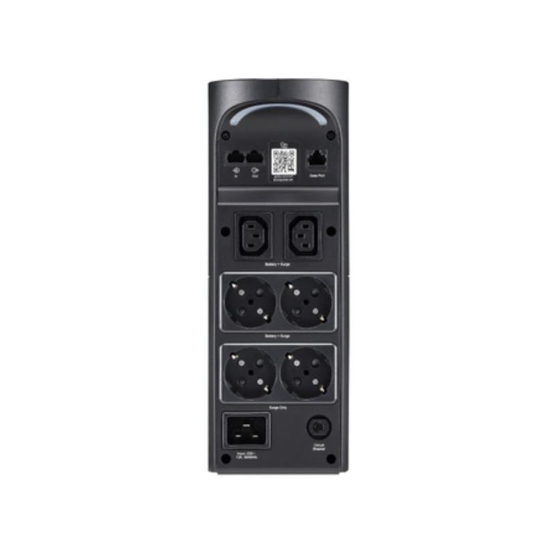 APC USV Back-UPS Pro 2200VA for Gaming 230V Pure Sinewave LCD Black, RGB-Beleuchtung, Schutzkontakt/kaltegeräte Dosen, - 232036 