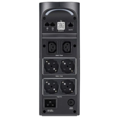 APC USV Back-UPS Pro 2200VA for Gaming 230V Pure Sinewave LCD Black, RGB-Beleuchtung, Schutzkontakt/kaltegeräte Dosen, - 232036 