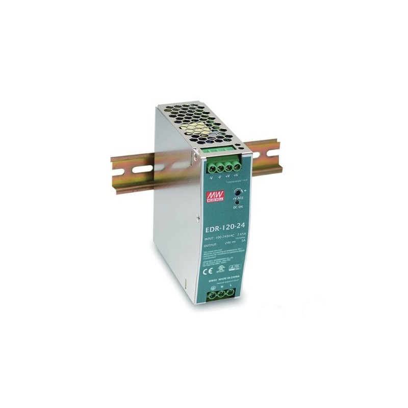 Mean Well power supply - 48V 120W DIN rail - 167158 - 1