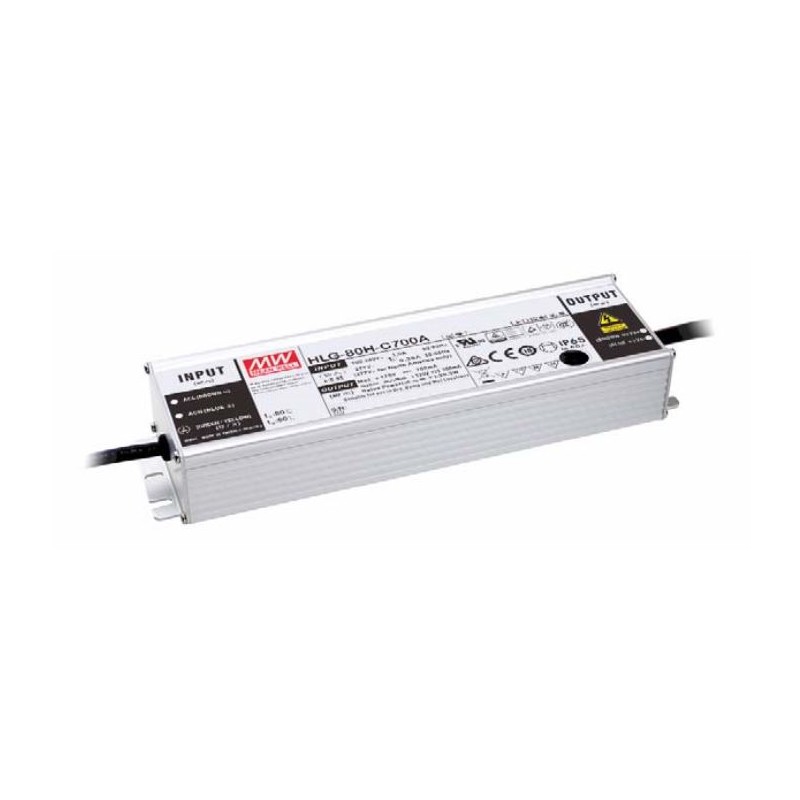 Mean Well power supply - CC Driver 700mA ~129V 0-10V dimm - 167271 - 1