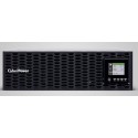 CyberPower UPS, OL Tower/19" series, 5000VA/5000W, 3U, on-line, LCD, USB/RS232, ext. Runtime, incl. RMCARD205, 1-phase - 232612 